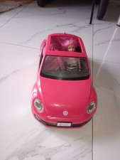 Bambola Barbie + Auto new Beetle volkswagen Maggiolino 40x20x15 Circa  Mattel  