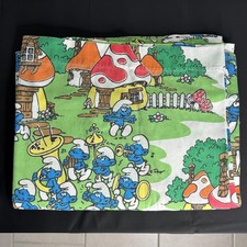 Vintage Puffi Lenzuolo Piatto