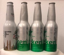 HEINEKEN SAN MIGUEL LOTTO 4 BOTTIGLIE IN ALLUMINIO VUOTE