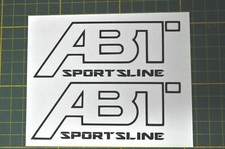 2 STICKERS AUDI ABT /FUN/