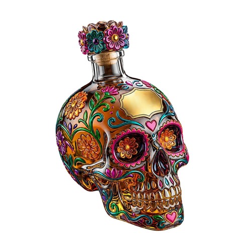 Bottiglia tequila teschio