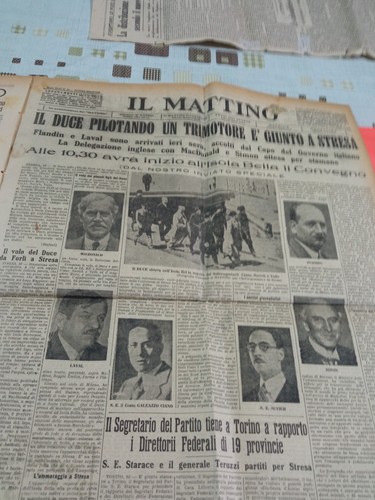1935 mussolini stresa chaplin - mussolini,