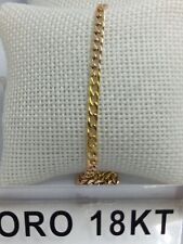 Bracciale in oro giallo 750 18