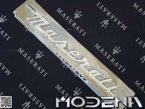 Scritta maserati bagagliaio - maserati,