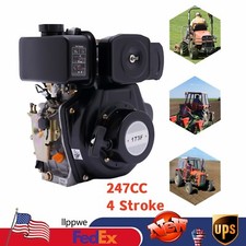 Motore Diesel 247CC Monocilindrico 4 Tempi per Piccole Macchine Agricole US