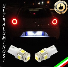 COPPIA LUCI TARGA A 5 LED SMD
