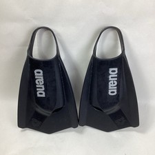 Arena Power Fin Pro nero nuoto pinna corta taglia USA 6,5-7,5 EU 38-39 imbracatura tacco