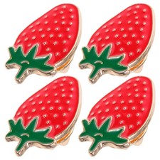  4 spille a forma di fragola