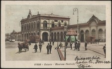 cartolina CATANIA stazione