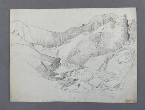 Paesaggio montagna disegno - paesaggio, montagna,