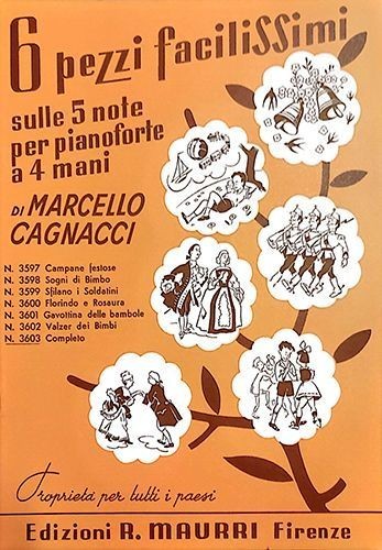 Marcello cagnacci 6 pezzi - cagnacci,