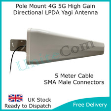 Antenna Yagi 4G 5G Direzionale LPDA Alto Guadagno 5M Antenna Tre 02 Vodafone EE LTE