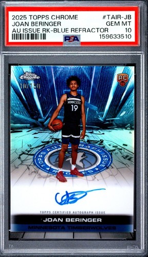 2025 topps chrome psa - topps, 10