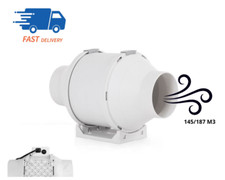 ESTRATTORE ASPIRATORE ARIA GROWBOX 2 VEL + INTERRUTTORE Ø 100MM 🌬️ 145/187 M3/H