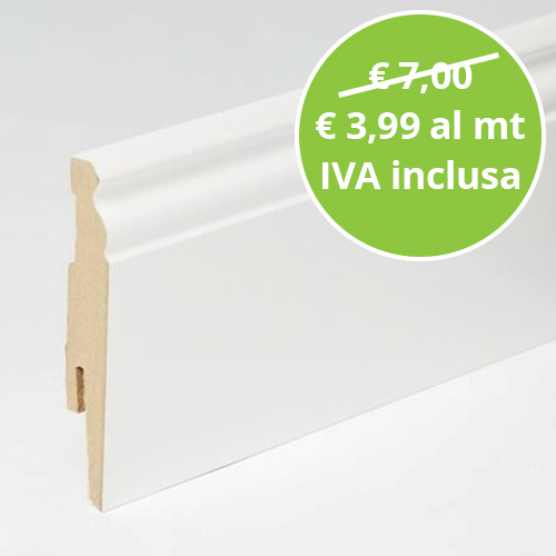 Battiscopa mdf vittoriano - in,