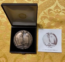 Medaglia Per La Visita Di S.S. Giovanni Paolo II a Pavia 1984 Angelo Grilli 