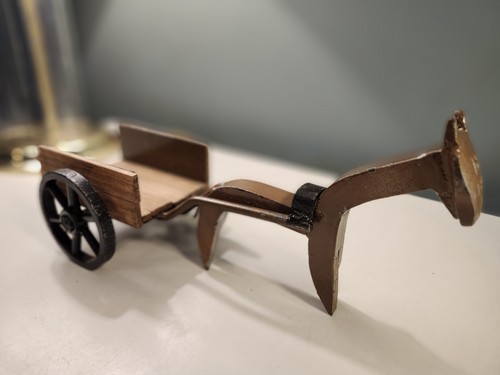 Statuina carro trainato - , da