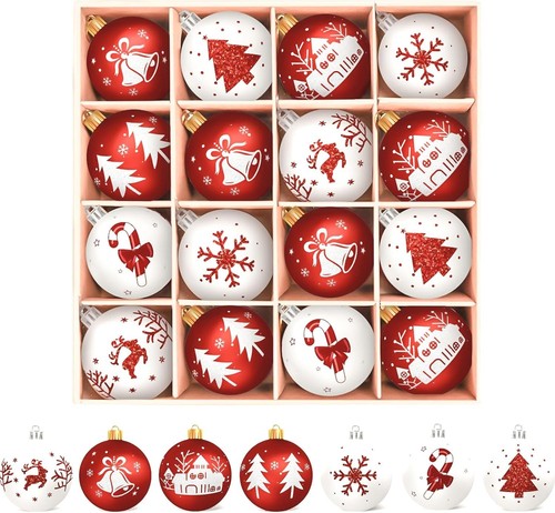 Palline natale bianche e - di,