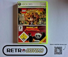 Microsoft Xbox 360 LEGO Indiana Jones le Avventure + Kung Fu Panda PAL italiano