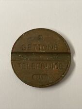 GETTONE TELEFONICO ITALIANO
