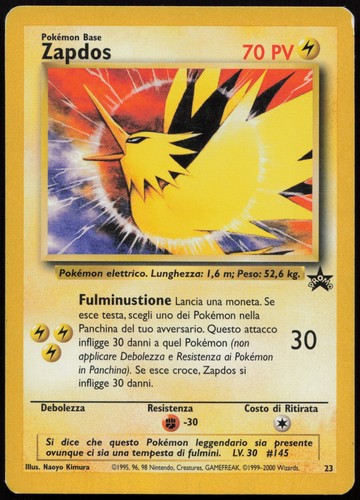 Pokemon tcg zapdos wizards - tcg,