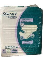 60 Pannoloni Serenity Maxi taglia XL assorbenza massima.4 Confezioni Da 15 Pezzi