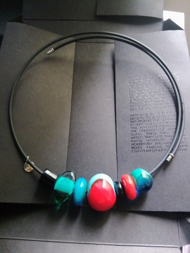 Collana perle vetro lume - a,