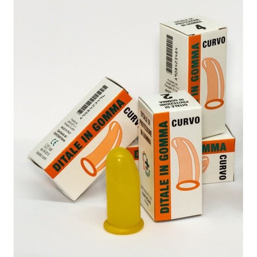 Ditale curvo gomma misura - misura, 5