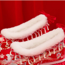 Cinese Sposa Donna Fodera Pile