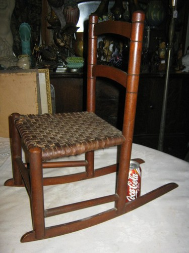 Antica sedia dondolo - sedia, a