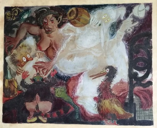 Antico dipinto ernesto - antico,