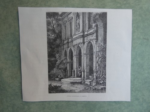 Stampa 1877 villa giustiniani - stampa,