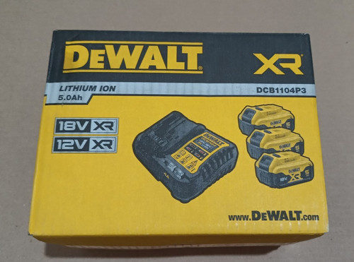 Dewalt dcb1104p3 18v 5a - dewalt,