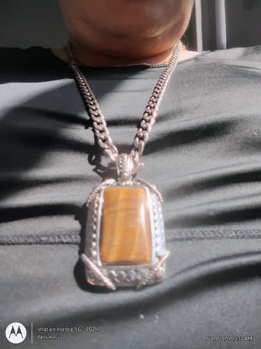 Collana con ciondolo - occhio, di
