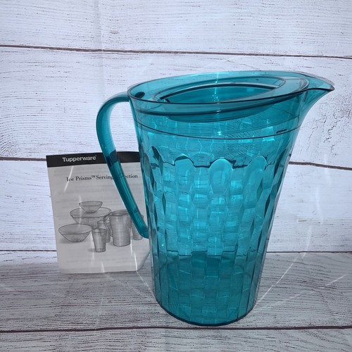 New tupperware teal ice prism - new,