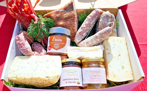 Cesto natalizio gastronomico - cesto,