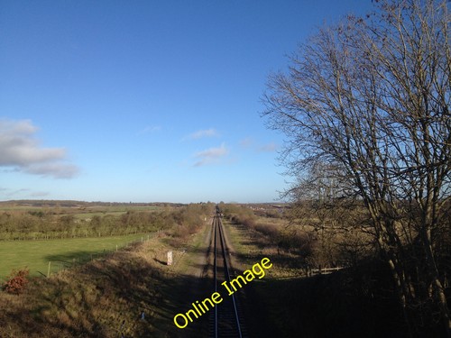 Photo 12x8 railway - railway, corby
