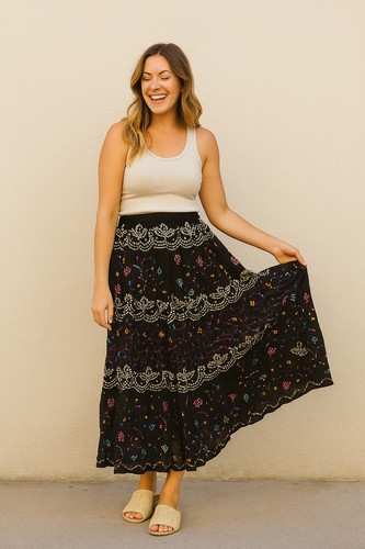 Maxi gonna alka vora - gonna, 100%