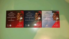 TRITTICO 5 EURO DANTE 2021 2022 2023 ARG PROOF Inferno Purgatorio Paradiso 