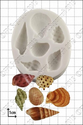 Stampo silicone conchiglie - stampo,