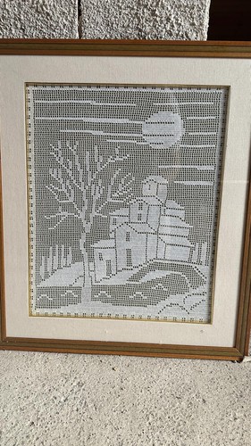 Quadro filet vintage