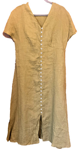 Abito camicia midi - midi, pomodoro