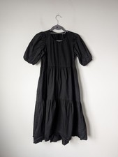 Abito midi Zara nero manica a