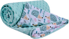 Coperta per Neonata Copertina Neonato per Lettino - 100% Cotone 75X100Cm Natural