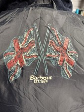 Barbour Bosun Gilet Unisex quilted made In England Blu color size S/M AK191