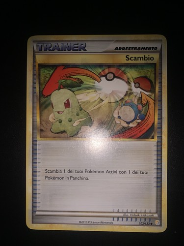 Carta pokémon scambio - carta,