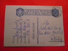 Franchigia POSTA MILITARE 201 ALBANIA x ROMA + 5° REGG. ALPINI