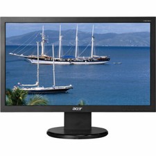 Acer V203H 20" Widescreen LCD Monitor schermo display PC computer fisso nero