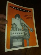 INDESIT LIBRETTO ISTRUZIONE CUCINA GAS ELETTRICA anni'70
