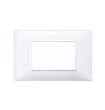 Vimar 14653.01 - Placca 3 Moduli - Bianca, Vimar Plana